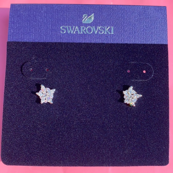 Swarovski Fig Stud Earrings - Picture 1 of 8